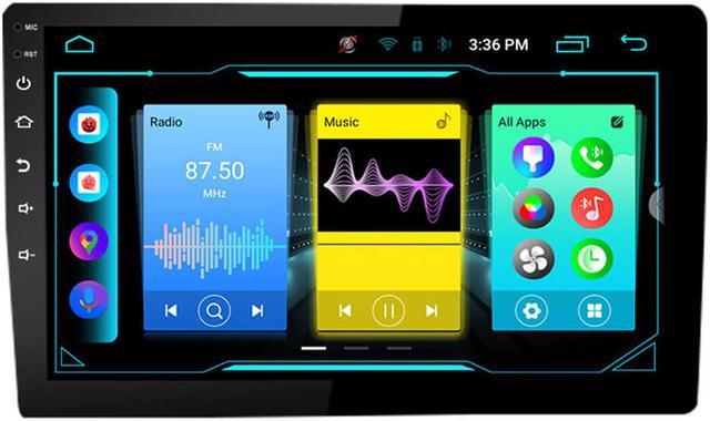 Binize Double Din Car Stereo with Apple CarPlay Android Auto 9 Inch Android  10 Touch Screen Car Radio with GPS Bluetooth FM, AM, Backup Camera 