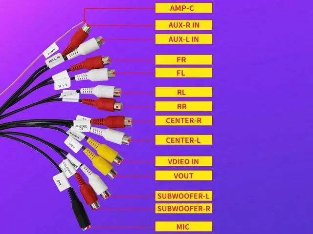 Alt view image 7 of 7 - Binize Android 10 Double Din Car Stereo 10.1 Inch Compatible with Apple Carplay Android Auto Touch Screen Radio Head Unit Multimedia Player,BT,GPS Navigation,AM,FM,RDS,DSP,SWC,Front&Rear Camera Input