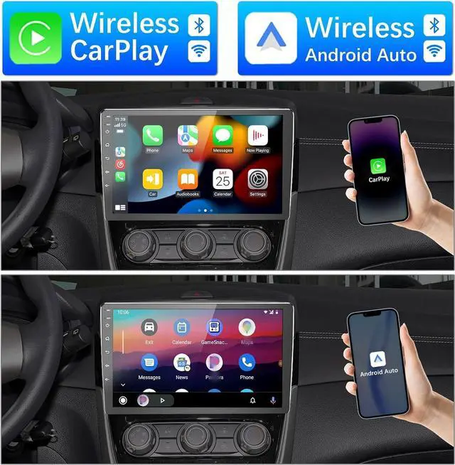 Alt view image 2 of 4 - Binize Car Stereo Android 13 Car Radio for Honda Civic 2006-2011 Supports Wireless CarPlay&Android Auto, Bluetooth,GPS Navigation,FM&AM, Backup Camera