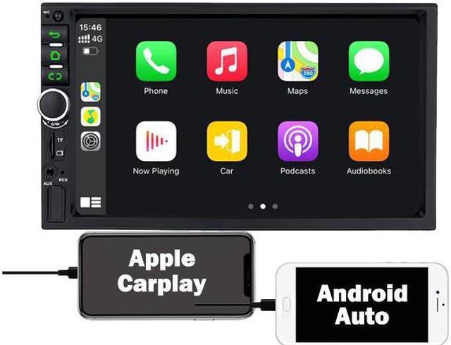 Binize Car Stereo Double Din Apple Carplay Android Auto 7 Inch