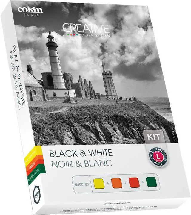 Alt view image 2 of 6 - Cokin Black and White Filter Kit for Z-Pro Series Holder, Large #U400-03