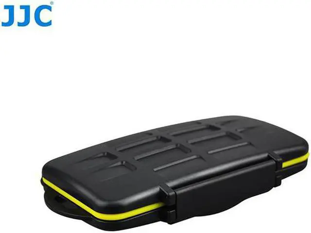 Alt view image 10 of 16 - JJC Water-resistant Anti-shock Camera SD CompactFlash Card Holder Storage Memory Card Case Protector For 6 SD + 3 CF Cards