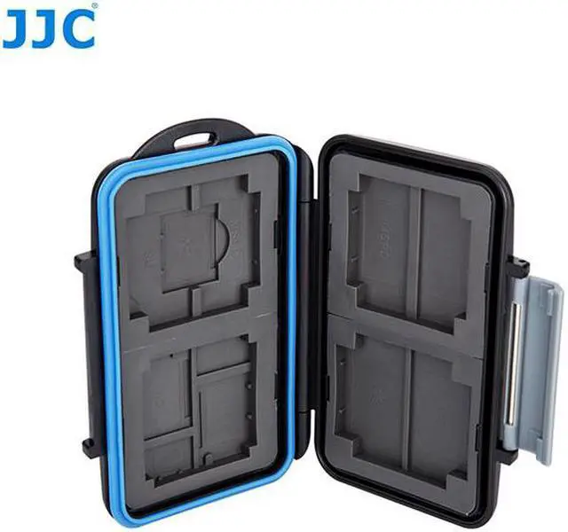 Alt view image 15 of 17 - JJC MC-5 Waterproof Holder Storage Memory Card Case For 4PCS CompactFlash(CF) 2PCS Micro SD2 PCS SecureDigital(SD) 2PCS MemoryStick Pro Duo 2PCS XDPictureCard(XD)