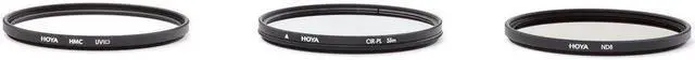 Alt view image 14 of 18 - Hoya 52mm II (HMC UV / Circular Polarizer / ND8) 3 Digital Filter Set with Pouch