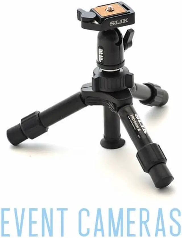 Alt view image 6 of 7 - Slik Mini-pro DQ Table-top Tripod
