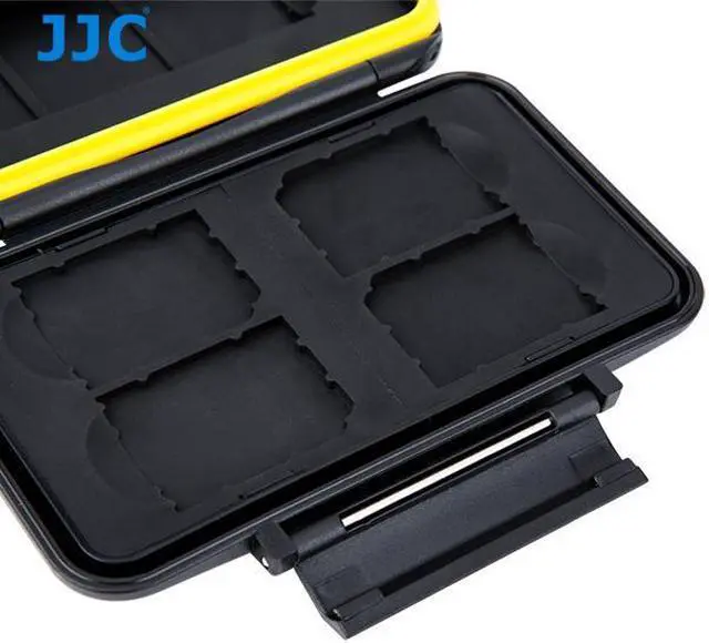 Alt view image 14 of 14 - JJC MC-SD/SXS5 Water-resistant Holder Storage SD  SXS Memory Card Case For 4PCS SecureDigital(SD) 1PCS SXS card