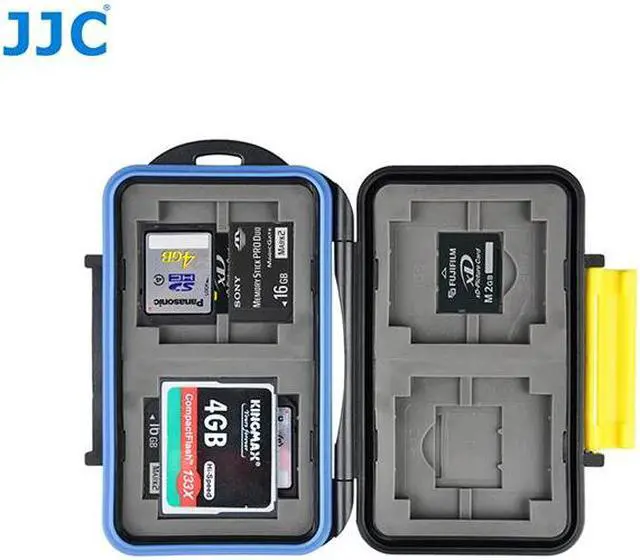 Alt view image 16 of 16 - JJC MC-3 Waterproof Holder Storage Memory Card Case For 4PCS CompactFlash(CF) 4PCS SecureDigital(SD) 4PCS XDPictureCard(XD) 4PCS MemoryStick Pro Duo