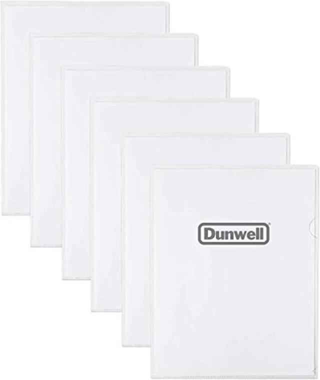 Clear Plastic Project Sleeves (6 Pack), 8.5X11 Letter Size, Clear File  Folders, L-Type Clear Document Folder, Transparent Folder, See Through  Project Sleeves, Acid-Free Poly, Archival Qu 