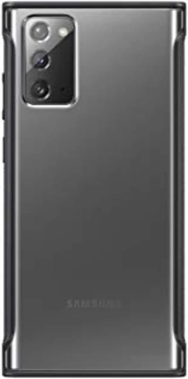 Alt view image 4 of 7 - Samsung Electronics Galaxy Note 20  Case, Clear Protective Cover - Black (Us Version ),Ef-Gn980cbegus