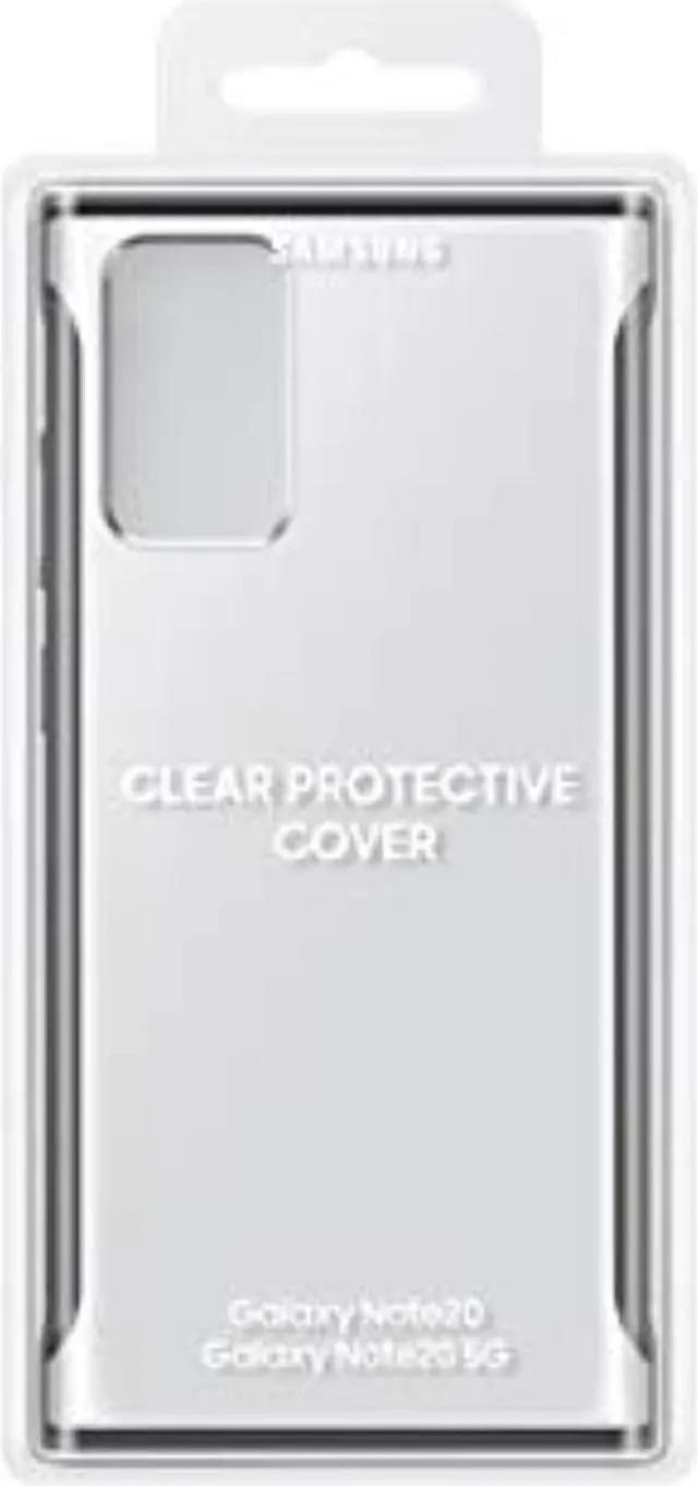Alt view image 6 of 7 - Samsung Electronics Galaxy Note 20  Case, Clear Protective Cover - Black (Us Version ),Ef-Gn980cbegus