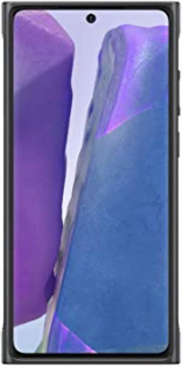 Alt view image 3 of 7 - Samsung Electronics Galaxy Note 20  Case, Clear Protective Cover - Black (Us Version ),Ef-Gn980cbegus
