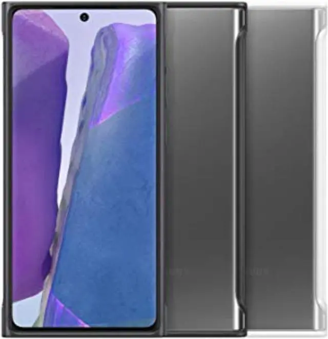 Alt view image 7 of 7 - Samsung Electronics Galaxy Note 20  Case, Clear Protective Cover - Black (Us Version ),Ef-Gn980cbegus