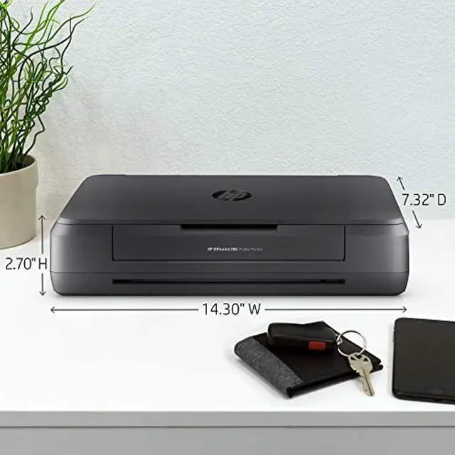 Alt view image 3 of 7 - Hp Officejet 200 Portable Printer With Wireless & Mobile Printing (Cz993a)