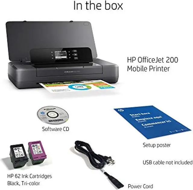 Alt view image 4 of 7 - Hp Officejet 200 Portable Printer With Wireless & Mobile Printing (Cz993a)