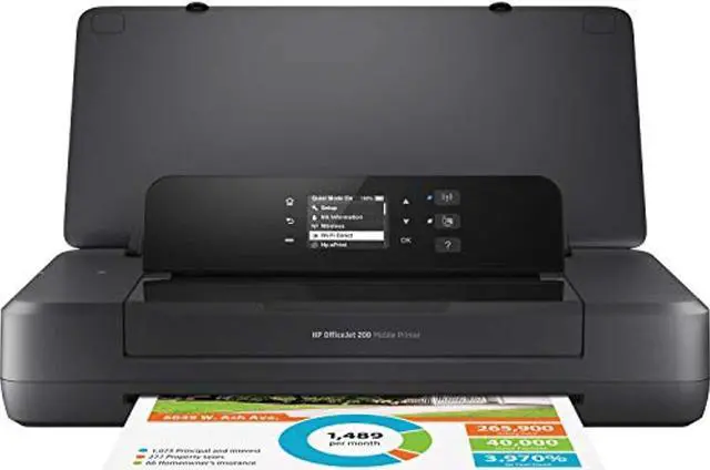 Main image of Hp Officejet 200 Portable Printer With Wireless & Mobile Printing (Cz993a)