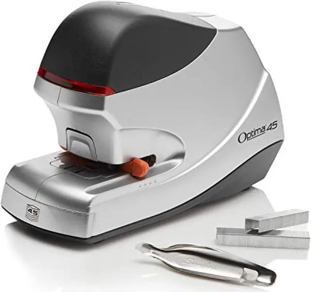 Main image of Electric Stapler Value Pack: 45 Sheet Stapler, High Capacity Staples, Staple Remover, Optima 45, *Works Only With S7035550 Optima High Capacity Staples (48209)