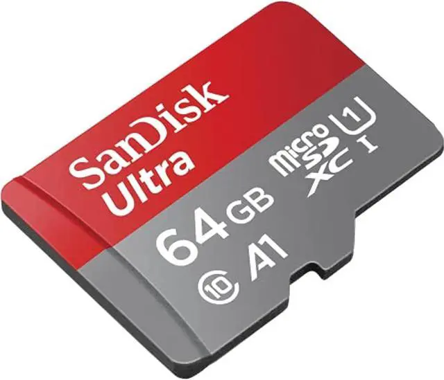 Alt view image 2 of 7 - Sandisk 64Gb Ultra Microsdxc Uhs-I Memory Card With Adapter - 100Mb/S, C10, U1, Full Hd, A1, Micro Sd Card - Sdsquar-064G-Gn6ma