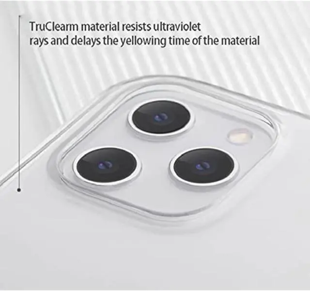 Alt view image 2 of 5 - Direct Save Clear Case Designed For Iphone 12 Pro Case, Shockproof, Protective Clear Back Phone Case, Lightweight Slim Fit, Flexible Soft Transparent Protection, Iphone 12 6.1 Case