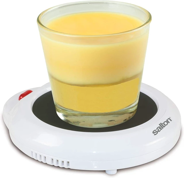 Alt view image 6 of 7 - Mr. Coffee Mug Warmer for Coffee and Tea, Portable Cup Warmer for Travel, Office Desks, and Home, Black & Salton Coffee Mug & Tea Cup Warmer for Office Use or Candle Warming, Electric Beverage Warmer