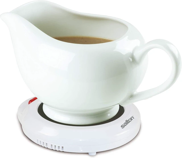 Alt view image 7 of 7 - Mr. Coffee Mug Warmer for Coffee and Tea, Portable Cup Warmer for Travel, Office Desks, and Home, Black & Salton Coffee Mug & Tea Cup Warmer for Office Use or Candle Warming, Electric Beverage Warmer