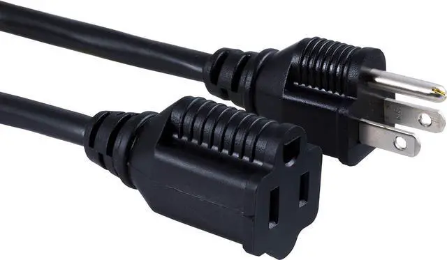 Alt view image 4 of 6 - UltraPro Outdoor Extension Cord, 15 Ft, Heavy Duty Extension Cord, Double Insulated, Grounded, 16 Gauge, 3 Prong Extension Cords, General Purpose Long Extension Cord, UL Listed, Black, 36824