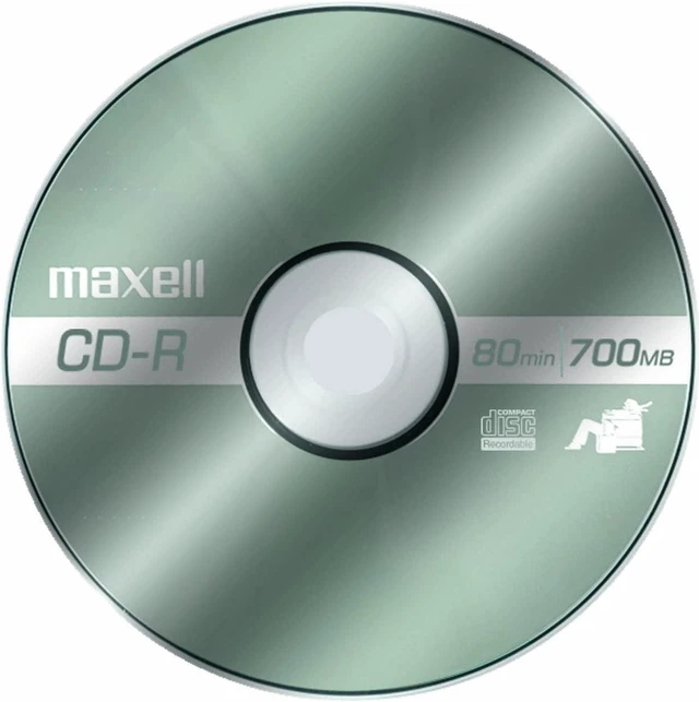 Alt view image 2 of 7 - Maxell 100-Pack 700 MB 80 Min CDR 648200