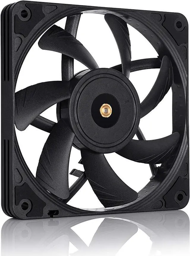 Alt view image 2 of 6 - Noctua NF-A12x15 PWM chromax.Black.swap, Premium Quiet Slim Fan, 4-Pin (120x15mm, Black)