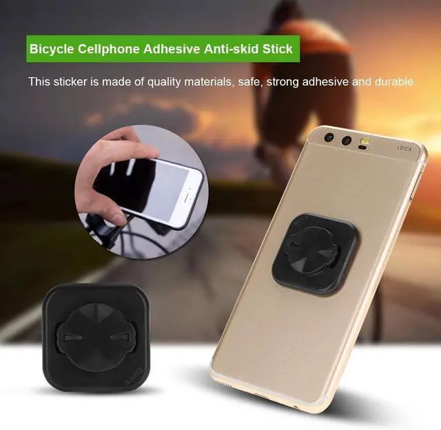 Alt view image 5 of 7 - Bicycle Cellphone Adhesive Anti-Skid Round Stick Mount for Garmin Computer Cycling Accessory