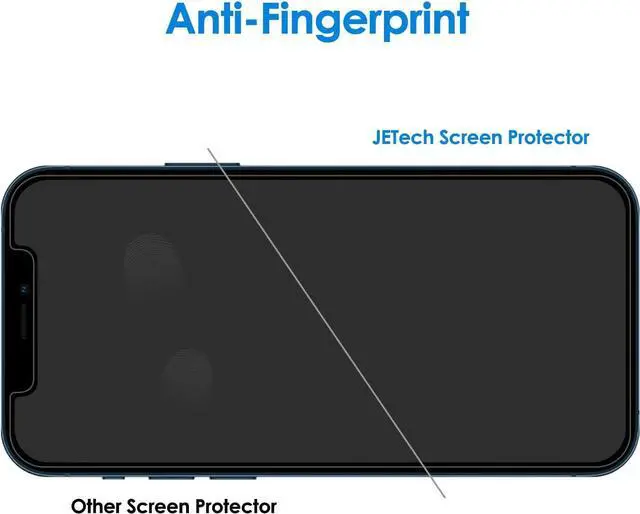 Alt view image 7 of 7 - Privacy Screen Protector for iPhone 12 Pro Max 6.7-Inch Anti Spy Tempered Glass Film 2-Pack