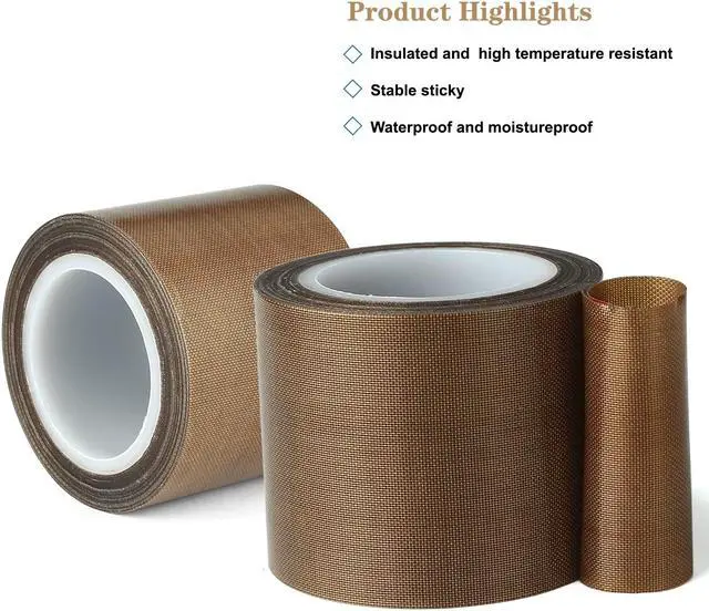 Alt view image 6 of 7 - iVict Teflon Tape PTFE Tape for Vacuum Sealer Machine | High Temperature Tape Suitable for Weston, Seal A Meal, Cabellas Vacuum Sealer(3/4-inch x 33 Feet)