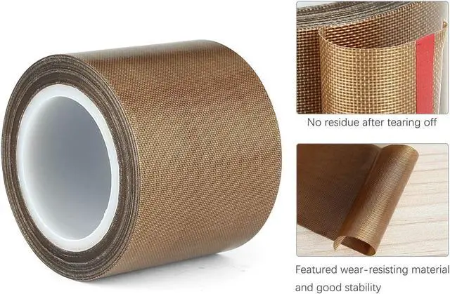 Alt view image 7 of 7 - iVict Teflon Tape PTFE Tape for Vacuum Sealer Machine | High Temperature Tape Suitable for Weston, Seal A Meal, Cabellas Vacuum Sealer(3/4-inch x 33 Feet)