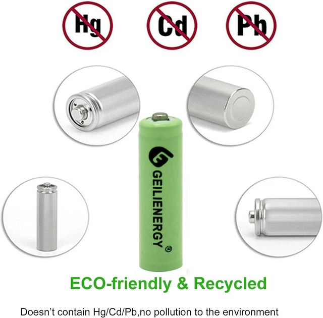 Alt view image 3 of 7 - NiMH AA 600mAh 1.2V Rechargeable Batteries for Solar Lights, Garden Lights, Remotes, Mice(Pack of 20)