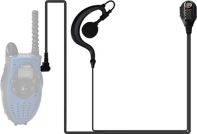 Alt view image 3 of 5 - UAYESOK 1 pin G Shape Two Way Radio Earpiece for Motorola Talkabout Walkie Talkie T200 T200TP T260 T402 T460 T465 T600 T800 T6500 MC220R MR350R MS350R MJ270R(3 Pack)
