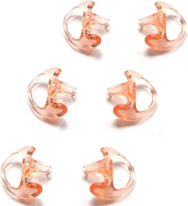 Main image of HYS Replacement Larger Earmold Earbud Earpiece for Two-Way Radio Air Acoustic Coil Tube Audio Kits