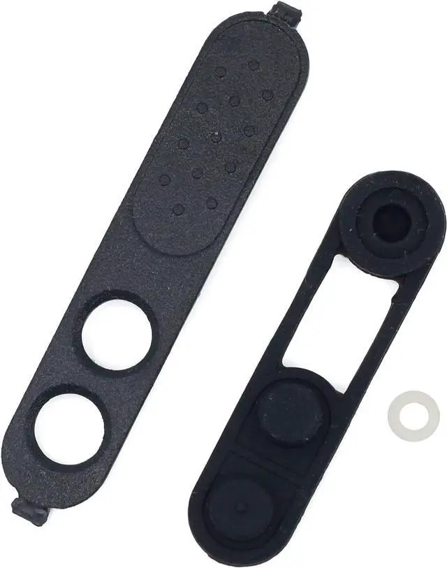Alt view image 2 of 6 - Kymate PTT Rubber and Bezel Button for Motorola Radio DEP450 CP200D XIR-P3688 DP1400 Portable Radios Walkie Talkie Replacement Accessories 2Pair