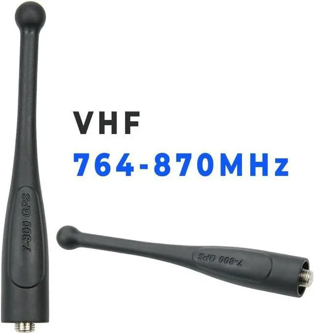 Alt view image 5 of 7 - 2 Pack Antenna for APX 6000 Radio Short Antenna APX 6000XE APX 4000 APX 7000 8000XE Stubby Antenna 764-870 MHz Single Band 7-800 with GPS NAR6595A