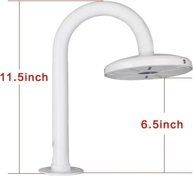 Alt view image 2 of 7 - Security Camera Mount Bracket, Dome Camera Mount Universal Camera Wall Mounting Bracket for CCTV Security Camera/IP Camera, U Type (11.8 inch)