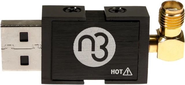 Alt view image 2 of 5 - NESDR Nano 3 Premium Tiny RTL-SDR with Aluminum Enclosure, 0.5PPM TCXO, SMA & MCX Input & Custom Heatsink, RTL2832U & R820T2-Based