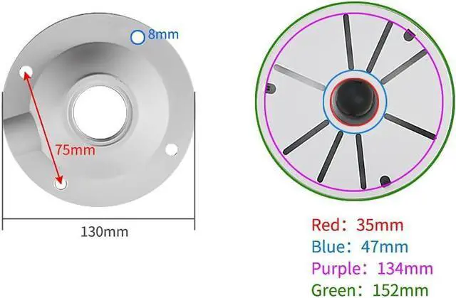 Alt view image 3 of 7 - Security Camera Mount Bracket, Dome Camera Mount Universal Camera Wall Mounting Bracket for CCTV Security Camera/IP Camera, I Type (15.7-23.6 inch)