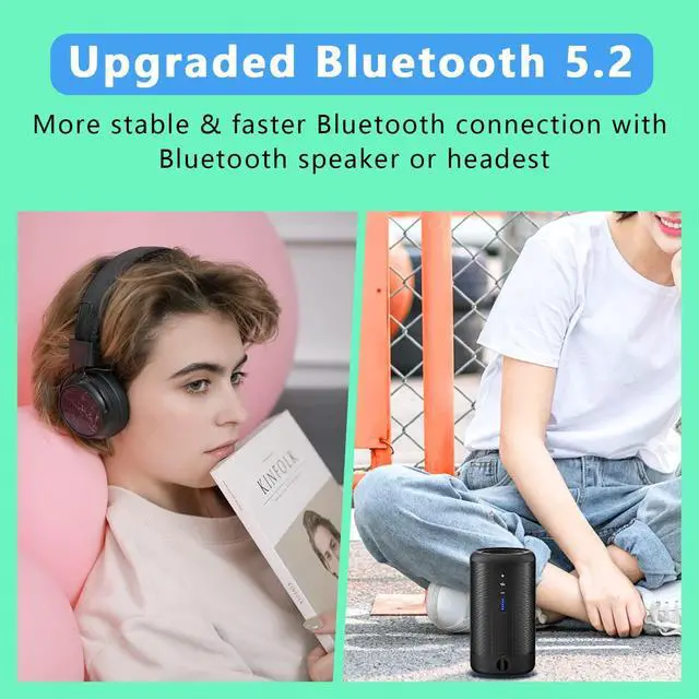 Alt view image 4 of 7 - 64GB MP3 Player with Bluetooth 5.2, AiMoonsa Music Player with Built-in HD Speaker, FM Radio, Voice Recorder, HiFi Sound, E-Book Function, Earphones Included