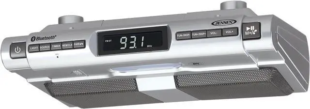 Alt view image 3 of 4 - JENSEN SMPS-628 Under Cabinet Universal Bluetooth Music System