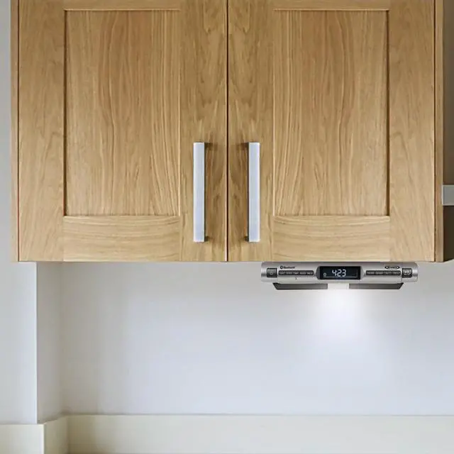 Alt view image 2 of 3 - JENSEN SMPS-628 Under Cabinet Universal Bluetooth Music System