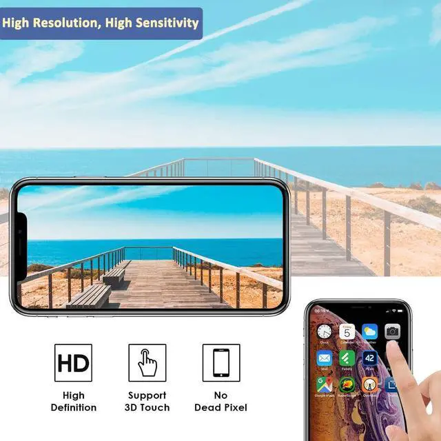 Alt view image 7 of 7 - for iPhone Xs Screen Replacement LCD Display 3D Touch Digtizer 5.8 Inch Glass with Repair Tool Kit, Compatible with Model A1920 A2097 A2098 A2099 A2100