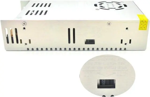 Alt view image 4 of 7 - Padarsey DC 24V 15A 360W Power Supply Universal Regulated Switching Transformer Adapter Driver 110V/220V AC Input for LED Strip CCTV Radio Computer Project