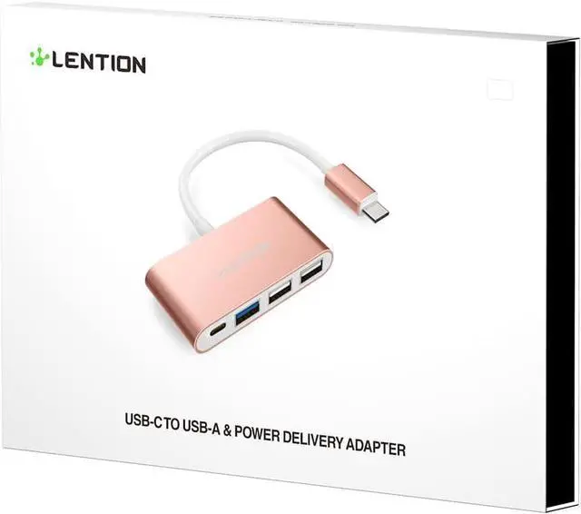 Alt view image 6 of 6 - 4-in-1 USB-C Hub with Type C USB 3.0 USB 2.0 for 2025-2016 MacBook Pro (M1-M5) iPhone 17-15 New Mac Air/Surface ChromeBook More Multiport Charging & Connecting Adapter (C13 Space Gray)