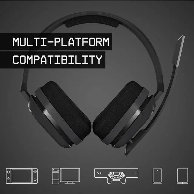 Alt view image 7 of 7 - ASTRO Gaming A10 Wired Gaming Headset, Lightweight and Damage Resistant, ASTRO, 3.5 mm Audio Jack, for Xbox Series X|S, Xbox One, PS5, PS4, Nintendo Switch, PC, Mac- Black/Blue
