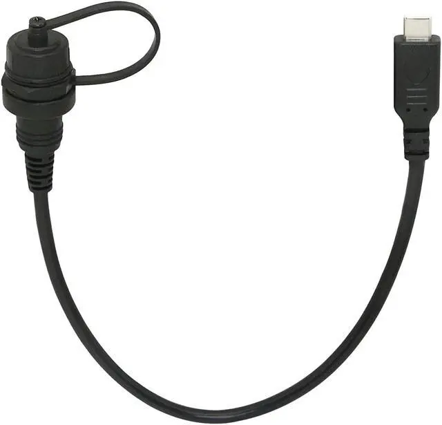 Alt view image 3 of 7 - 30cm USB Type C 2.0 Car Mount Dash Flush Waterproof Extension Cable for Car, Boat, Motorcycle, Truck Dashboard (USB-C)