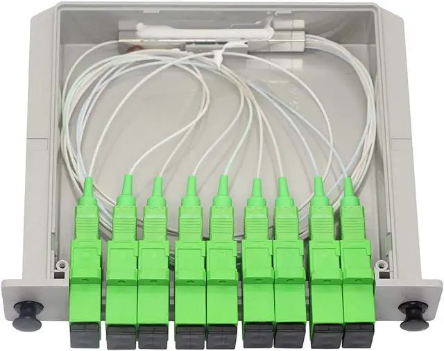 Alt view image 3 of 6 - PLC Splitter 1x8 SC/APC Cassette Card Inserting Module 1:8 Ports for Home Wiring, Engineering Projects, Fiber Optic LAN