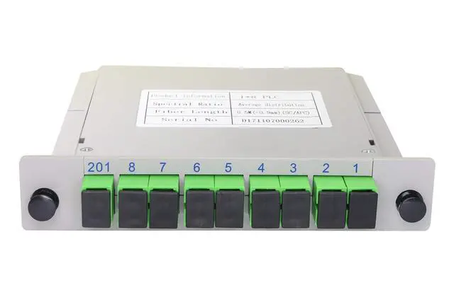 Alt view image 5 of 6 - PLC Splitter 1x8 SC/APC Cassette Card Inserting Module 1:8 Ports for Home Wiring, Engineering Projects, Fiber Optic LAN