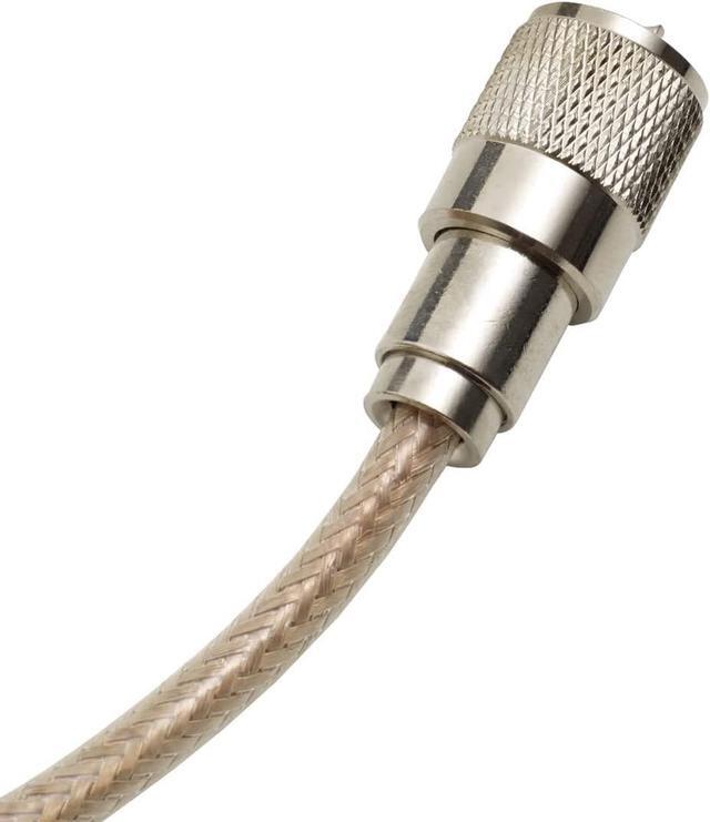 Alt view image 2 of 7 - RoadPro 9' Mini-8 PL-259 Coaxial Cable